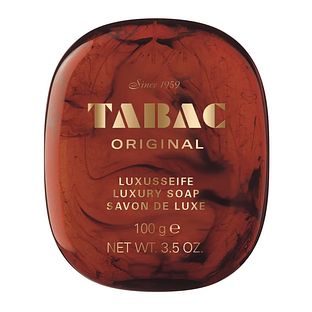 Tabac Original Luxury Soap - met plastic zeephouder 100GR Tabac Original Luxury Soap - met plastic zeephouder 100GR