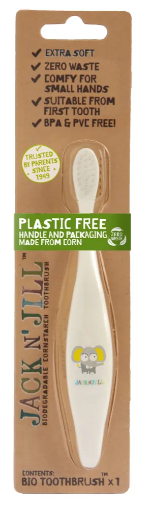 Jack n' Jill Plastic Free Kinder Tandenborstel afbeelding 1