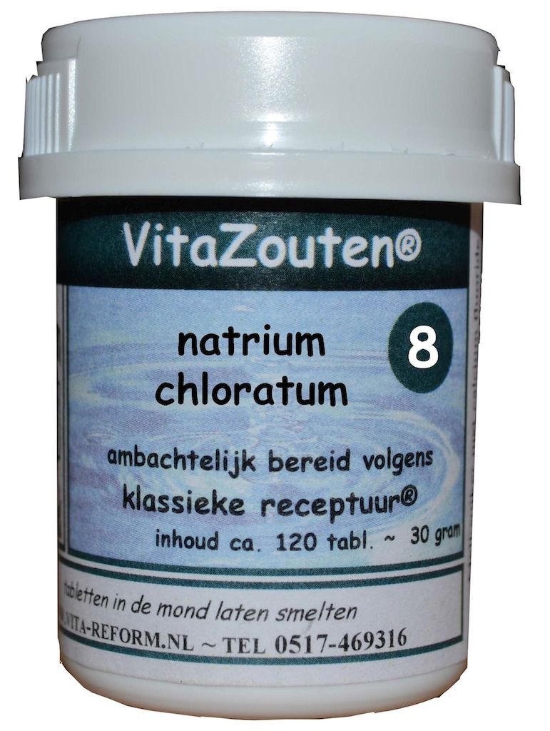 Vita Reform Van der Snoek Vita Reform Vitazouten Nr. 8 Natrium Chloratum Muriaticum 120TB