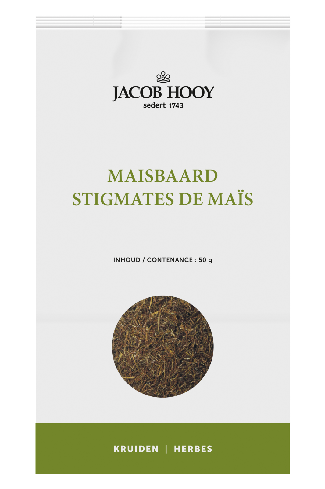 Jacob Hooy Maisbaard Gesneden