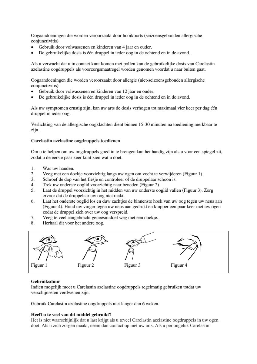 Azelastine Oogdruppels afbeelding van document #3, leaflet