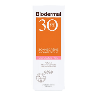 Biodermal Gevoelige Huid Zonnecrème Gezicht SPF30 50ML Biodermal Gevoelige Huid Zonnecrème Gezicht SPF30 50ML