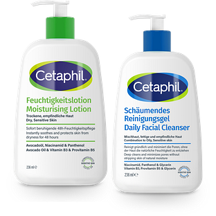 Cetaphil Moisturizing Lotion 236ML + Daily Facial Cleanser 236ML Combi 2ST