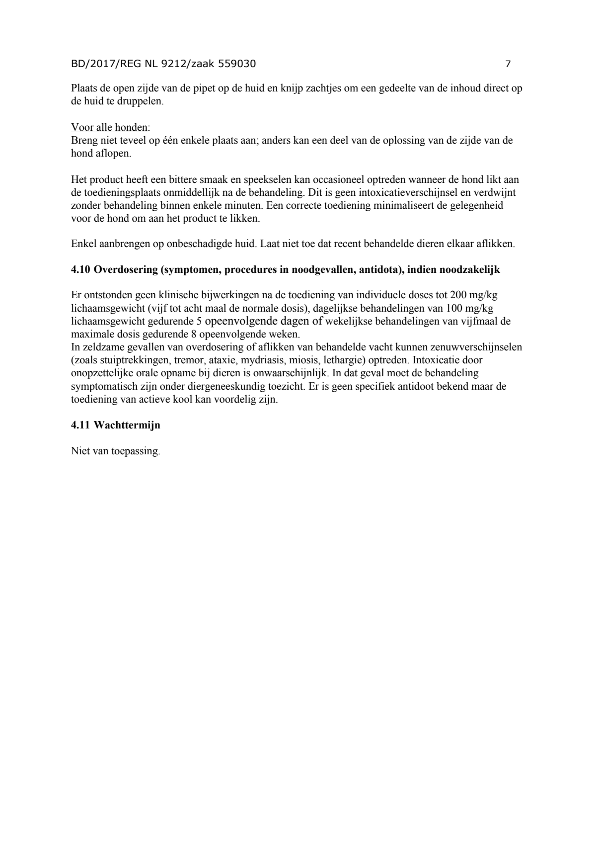 Hond 100 afbeelding van document #7, instructions