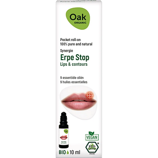 Oak Organic Pocket roll-on Erpe Stop Lips & Contours 10ML Oak Organic Pocket roll-on Erpe Stop Lips & Contours 10ML