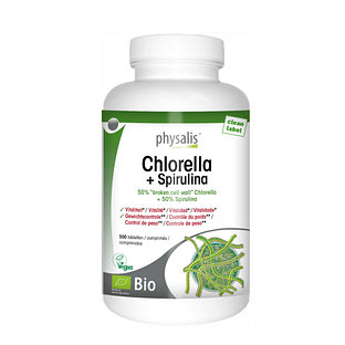 Physalis Chlorella + Spirulina Tabletten 500TB