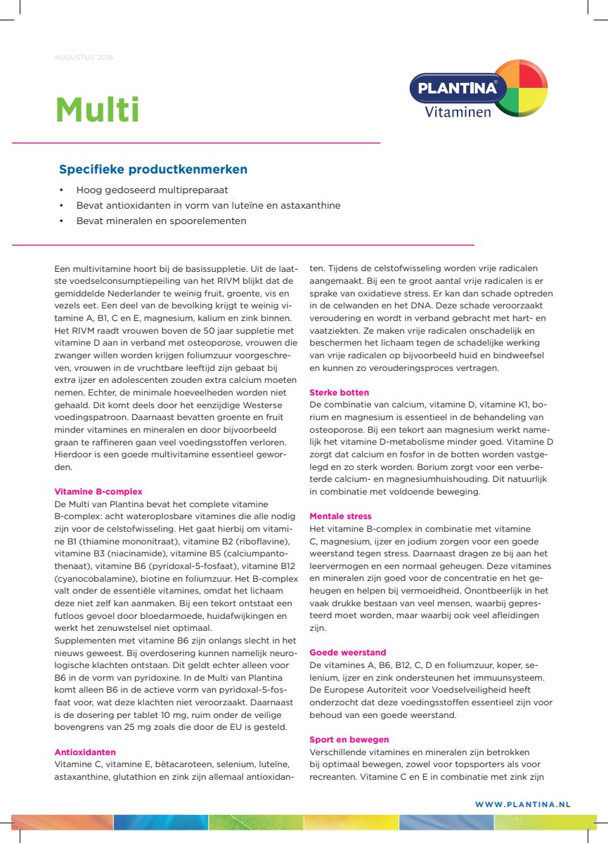 Essentials Multi Tabletten afbeelding van document #1, research