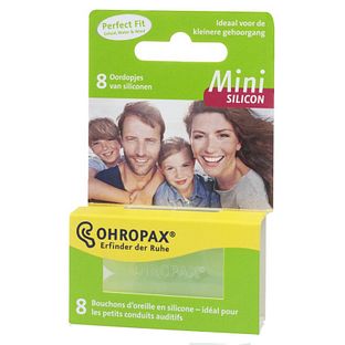 Ohropax Mini Silicon Oordopjes 4PR