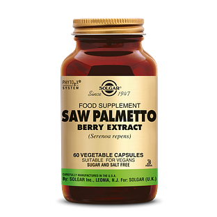 Solgar Saw Palmetto (Zaagpalm) Berry Extract Capsules 60VCP
