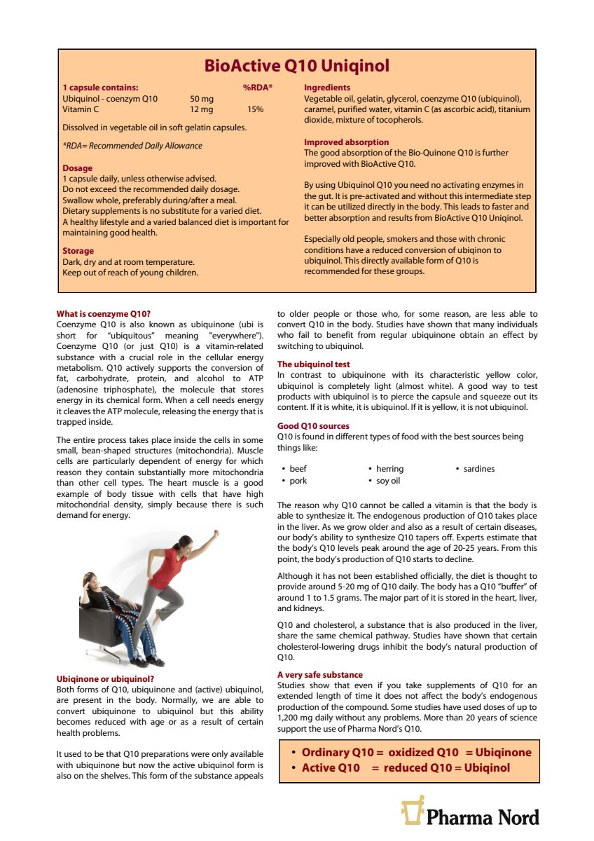 BioActive Uniqinol 50mg QH Capsules afbeelding van document #2, info_folder