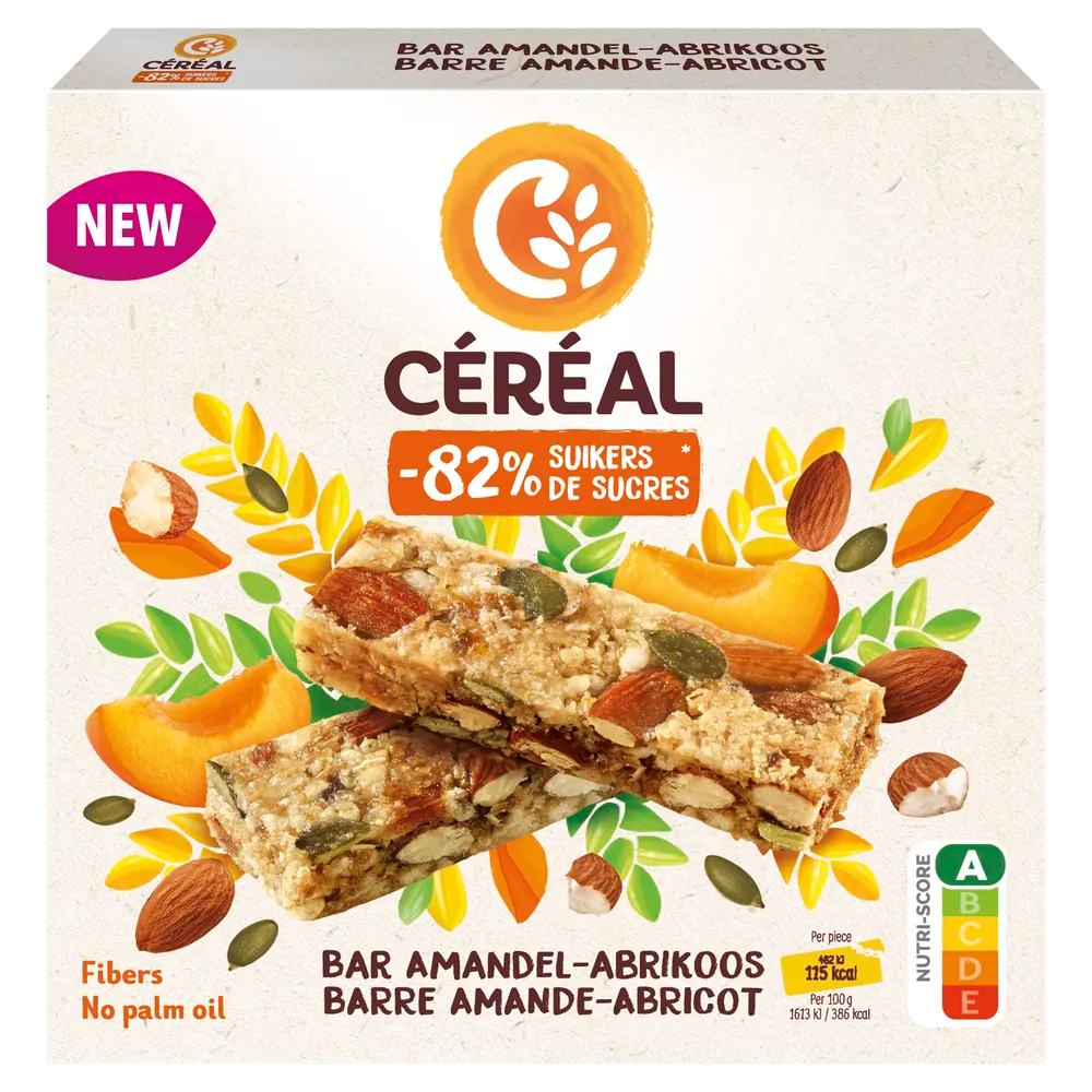 Cereal Bar Amandel & Abrikoos afbeelding