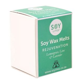 Soylites Soy Wax Melts Rejuvenation Lemongrass Lime & Lavender 8ST
