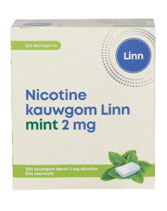 Linn Nicotine Kauwgom Mint 2mg afbeelding