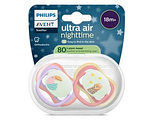 Avent Ultra Air Fopspeen Nacht Toekan 18M+ 2ST