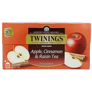 Twinings Apple, Cinnamon & Raisin Thee 25ZK Twinings Apple, Cinnamon & Raisin Thee 25ZK
