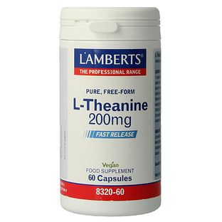 Lamberts L-Theanine 200mg Capsules 60CP