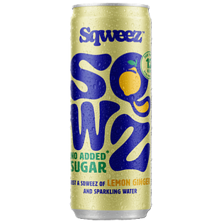 SQWZ Sqweez Lemon Ginger No Added Sugar 250ML