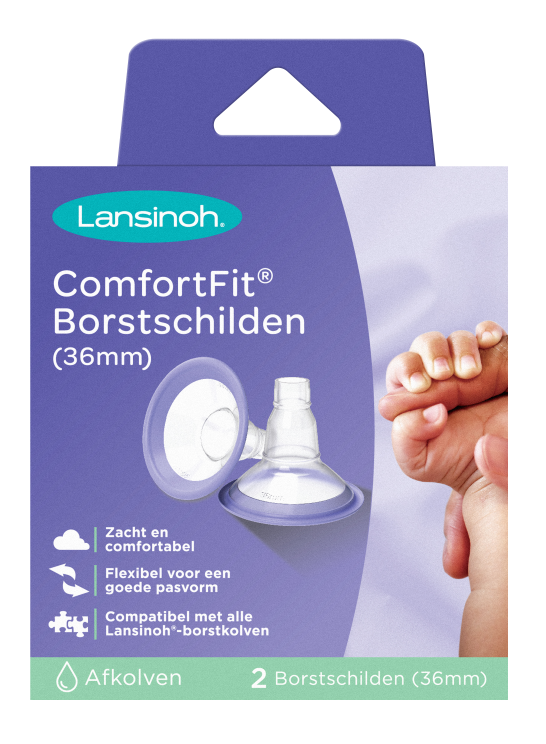 Lansinoh Comfort Fit 36mm Borstschild afbeelding