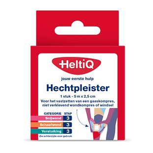 HeltiQ Hechtpleister 2,5cmx5m 1ST