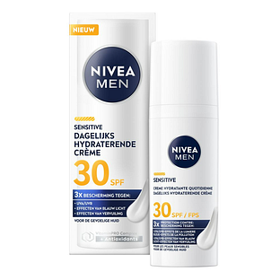 Nivea Men Sensitive Dagelijks Hydraterende Crème SPF30 50ML