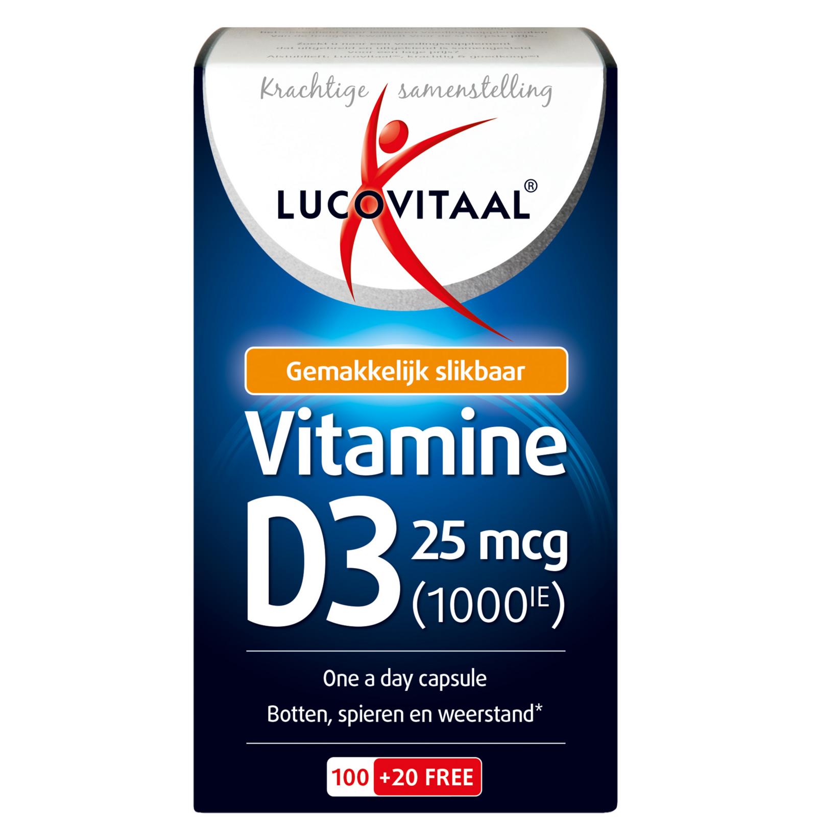 Lucovitaal Vitamine D3 25 mcg 120 capsules