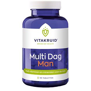 Vitakruid Multi Dag Man 100% Vegan Tabletten 90TB