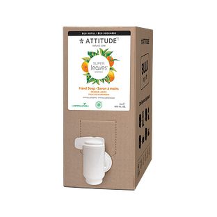 Attitude Hand Soap Orange Leaves Bulk To Go 2LT