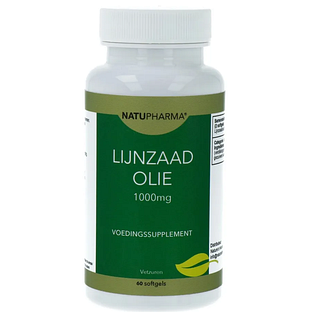 Natupharma Lijnzaadolie 1000mg Softgels 60SG