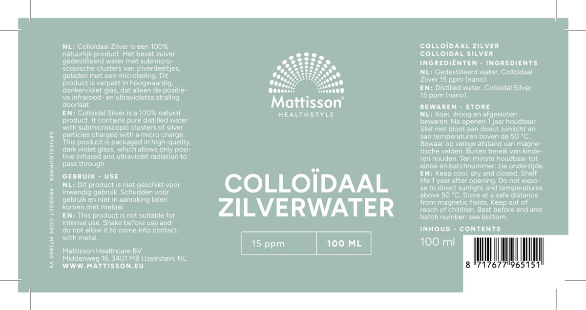 Colloïdaal Zilver afbeelding van document #1, label
