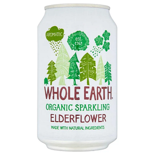 Whole Earth Organic Sparkling Elderflower 330ML