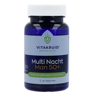 Vitakruid Multi Nacht Man 50+ 100% Vegan 30TB