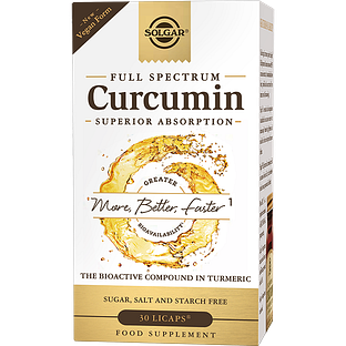 Solgar Full Spectrum Curcumin (Kurkuma) Vegicapsules 30VCP