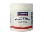 Lamberts Vitamine C 500 mg Time Release & Bioflavonoiden Tabletten 250TB