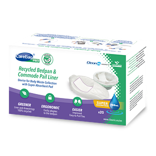 CareBag Recycled Ondersteek- en Toiletstoelzakken 20ST