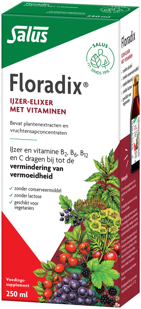 Salus Floradix Vloeibaar IJzer Elixer 250ML