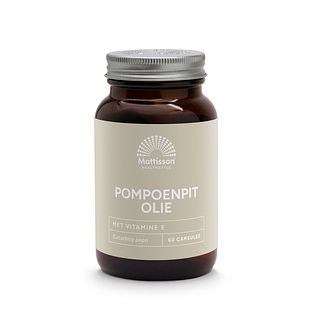 Mattisson HealthStyle Pompoenpitolie 1000mg Capsules 60CP