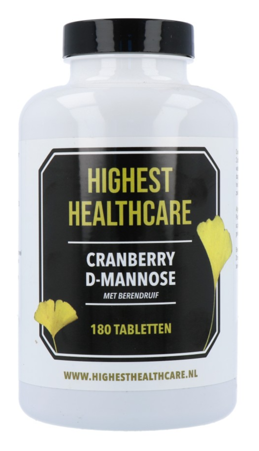 Highest Healthcare Cranberry D-Mannose Tabletten 180TB
