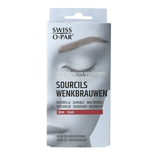 Swiss O Par Swiss O-Par Professionele Verfset Wenkbrauwen Bruin 1ST