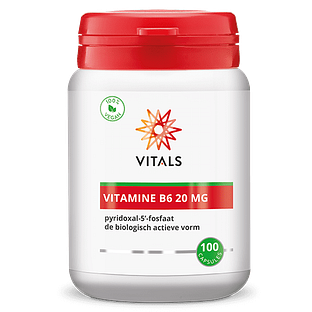Vitals Vitamine B6 20mg Capsules 100CP Vitals Vitamine B6 20mg Capsules 100CP