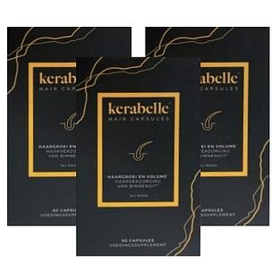 Kerabelle Hair Capsules Voordeelverpakking 3x60VCP Kerabelle Hair Capsules Voordeelverpakking 3x60VCP