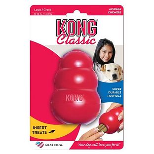 Kong Speeltje Classic Rood Large 1ST