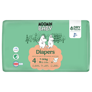 Moomin Baby Luier maat 4 Maxi 38ST