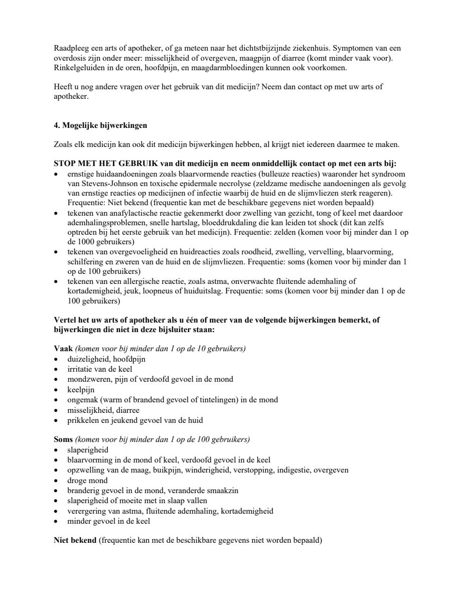8,75mg Keelspray afbeelding van document #5, leaflet