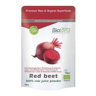 Biotona Red Beet 100% Raw Juice Powder 150GR Biotona Red Beet 100% Raw Juice Powder 150GR