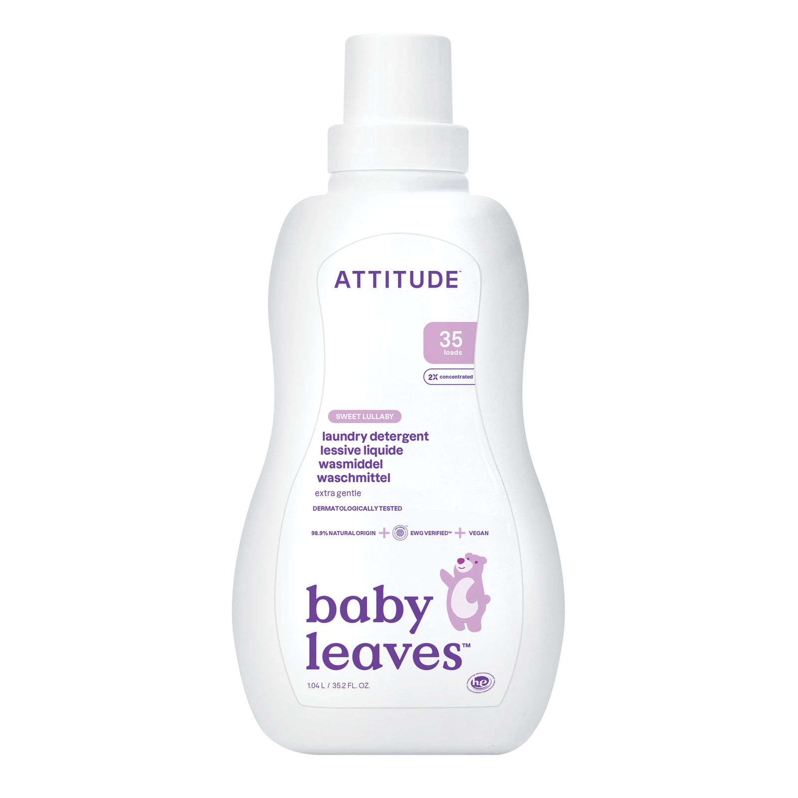 Attitude baby Leaves Laundry Detergent Sweet Lullaby