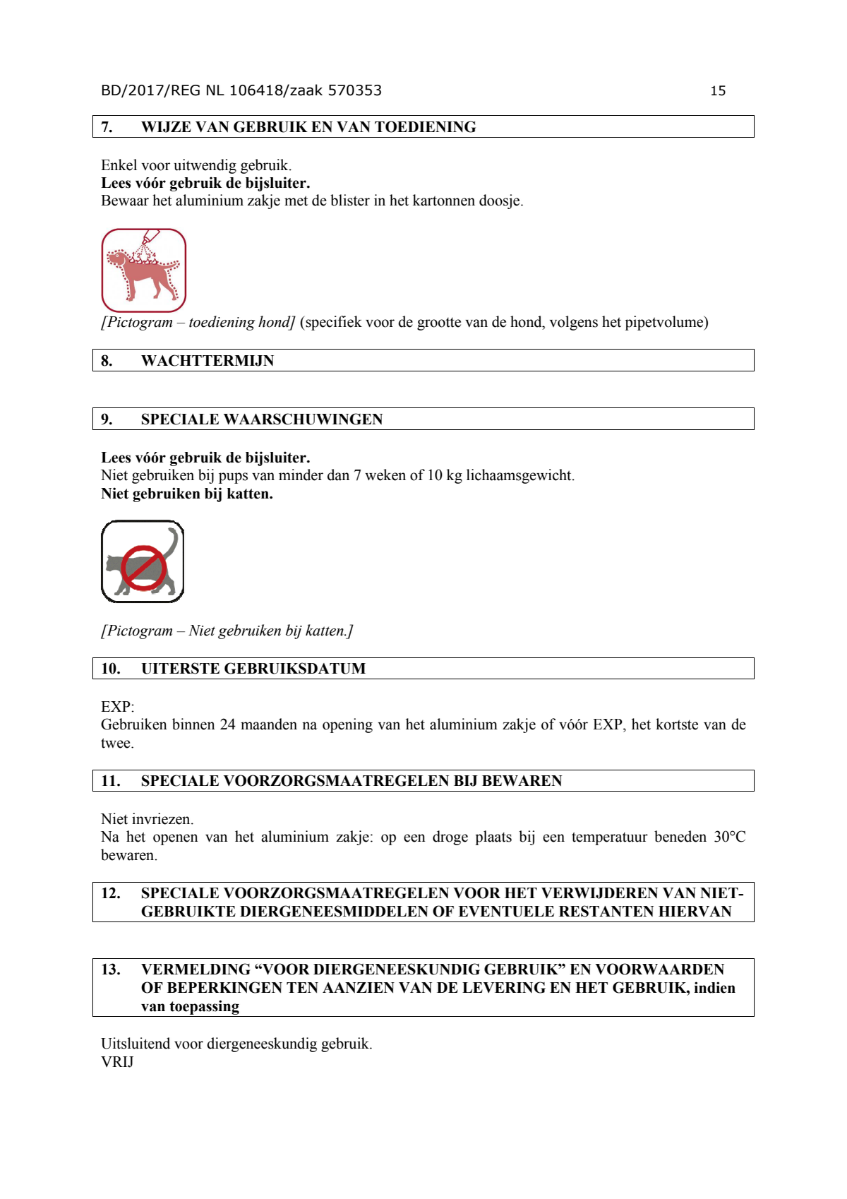 Hond 250/1250 Spot-on Solution afbeelding van document #15, instructions