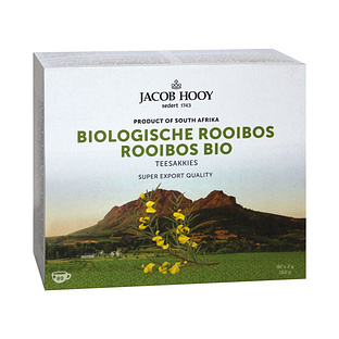 Jacob Hooy Biologische Rooibos Zakjes 80ST