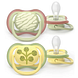 Avent Ultra Air Fopspeen Colors of Nature Design 18M+ 2ST Fopspenen uit de verpakking