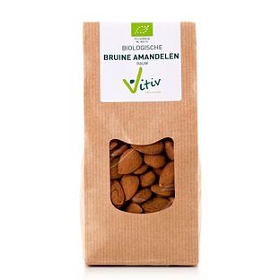 Vitiv Biologische Bruine Amandelen 250GR