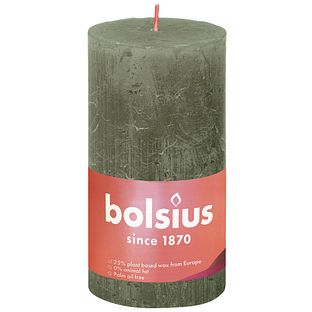 Bolsius Stompkaars Olive 130/68 1ST